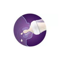 Biberon cu dispozitiv anticolici Natural Response, 1 luna+, 260 ml, Philips Avent